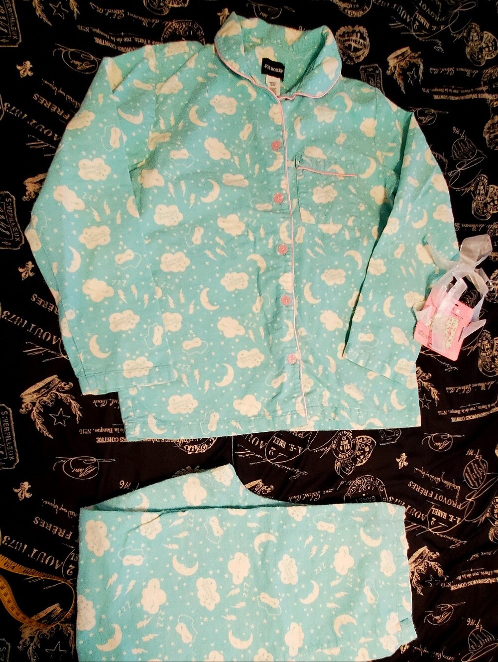Joe Boxer Flannel 2 PC Pajama Set Women's Small - Picture 4 of 8